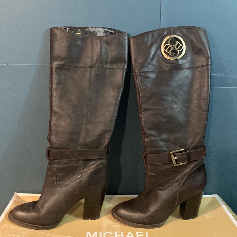 BCBG Generation Tall Brown heeled boots